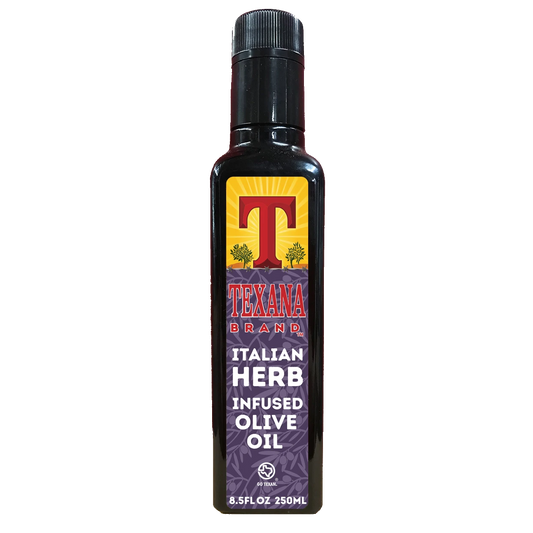 Texana Brand Italian Herb Infused Olive Oil, 250ml (8.5fl oz)