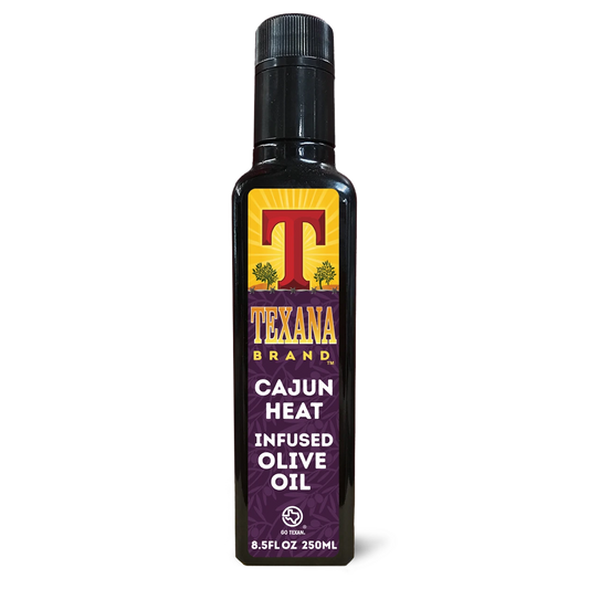 Texana Brand Cajun Heat Infused Olive Oil, 250ml (8.5fl oz)