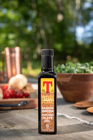 Discover the Flavors of Texana Brands Roasted Onion Infused Olive Oil