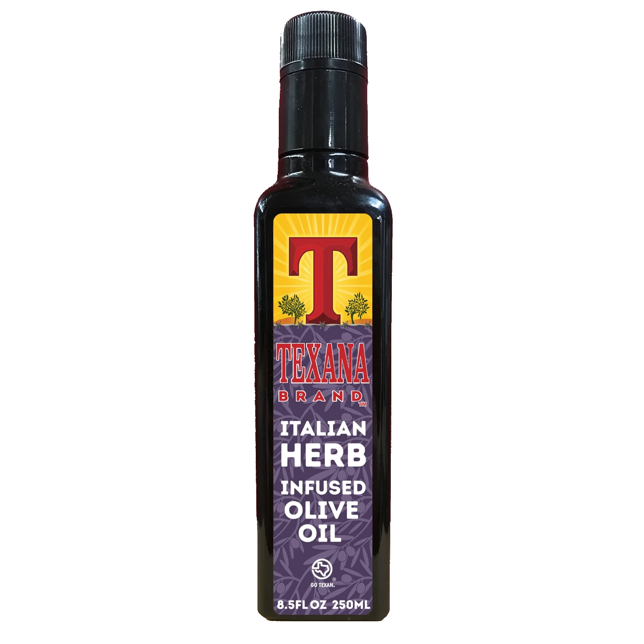 Texana Brand Italian Herb Infused Olive Oil, 250ml (8.5fl oz)