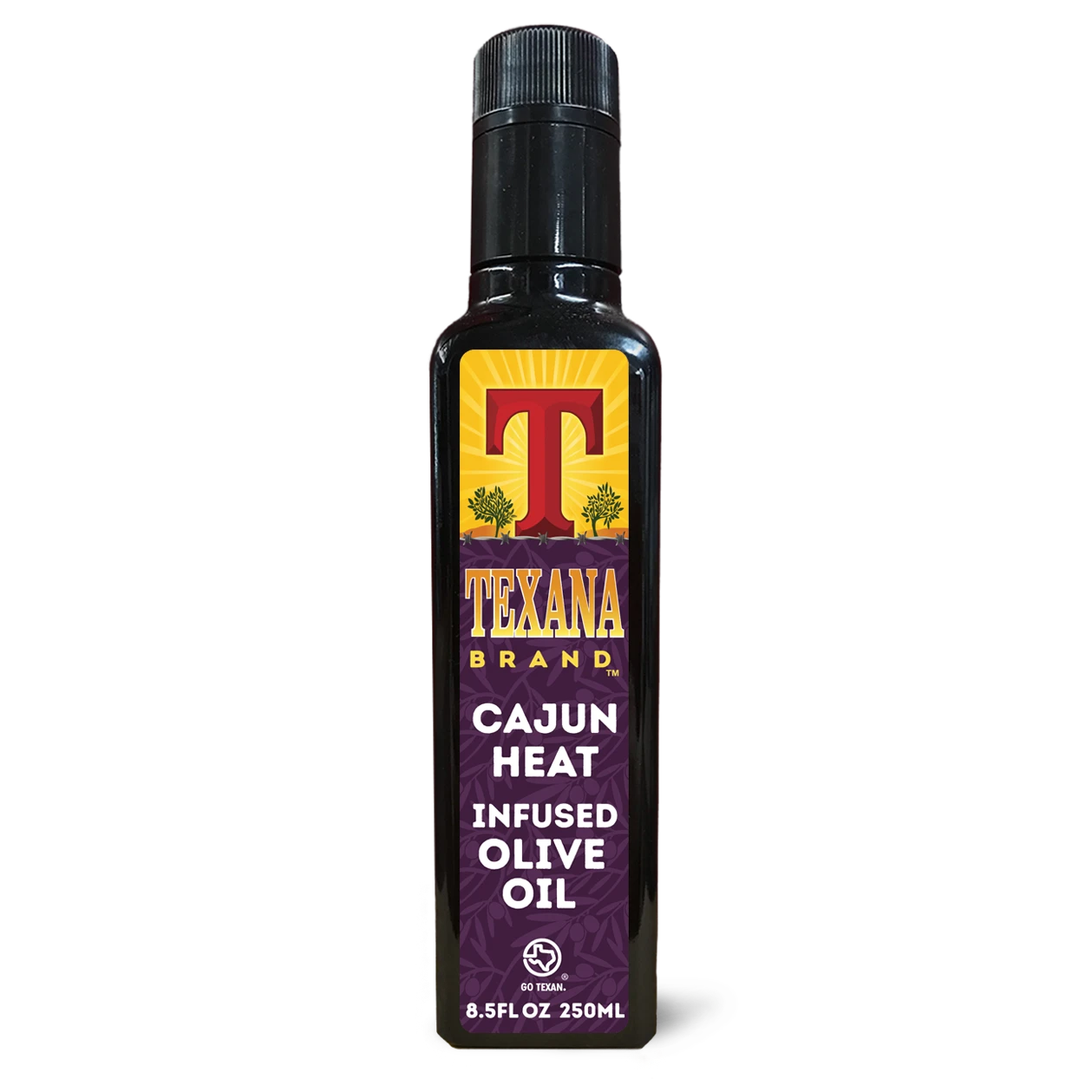 Texana Brand Cajun Heat Infused Olive Oil, 250ml (8.5fl oz)