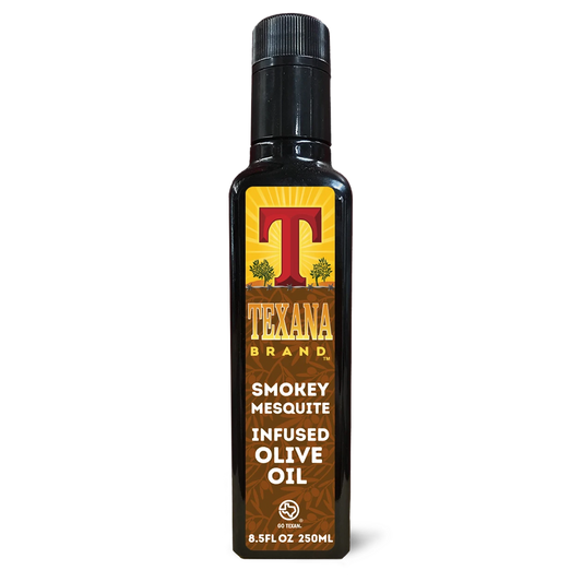 Texana Brand Smokey Mesquite Infused Olive Oil, 250ml (8.5fl oz)