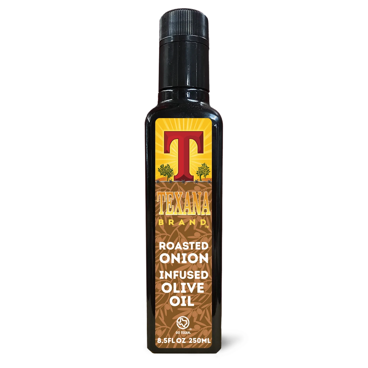 Texana Brand Roasted Onion Infused Olive Oil, 250ml (8.5fl oz)